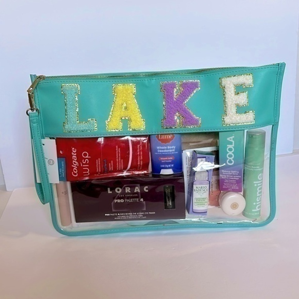 Girlie Girl originals LAKE mint oversized bag/wristlet